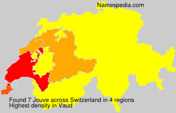 Surname Jouve in Switzerland Surname Jouve in Switzerland