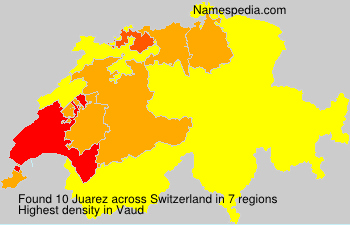 Surname Juarez in Switzerland Surname Juarez in Switzerland