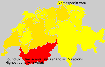 Surname Julier in Switzerland Surname Julier in Switzerland