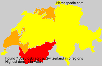 Surname Jusufoski in Switzerland Surname Jusufoski in Switzerland