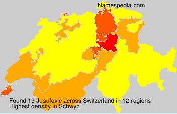 Surname Jusufovic in Switzerland Surname Jusufovic in Switzerland