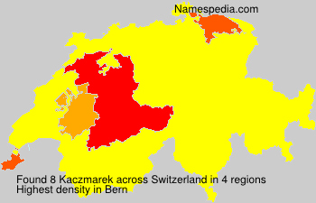 Surname Kaczmarek in Switzerland Surname Kaczmarek in Switzerland