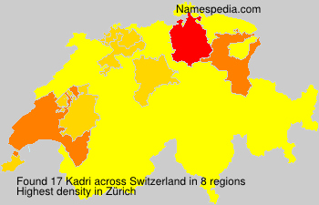 Surname Kadri in Switzerland Surname Kadri in Switzerland