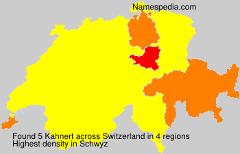 Surname Kahnert in Switzerland Surname Kahnert in Switzerland