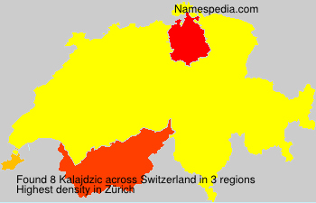 Surname Kalajdzic in Switzerland Surname Kalajdzic in Switzerland