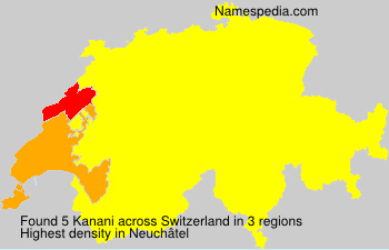 Surname Kanani in Switzerland Surname Kanani in Switzerland
