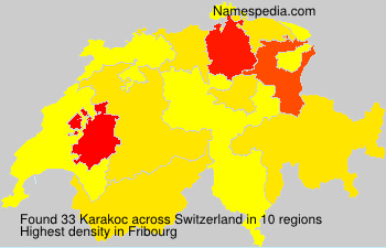 Surname Karakoc in Switzerland Surname Karakoc in Switzerland