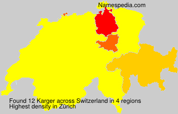 Familiennamen Karger - Switzerland
