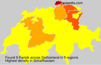 Surname Karisik in Switzerland Surname Karisik in Switzerland