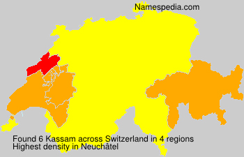 Surname Kassam in Switzerland Surname Kassam in Switzerland