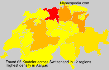 Surname Kaufeler in Switzerland Surname Kaufeler in Switzerland