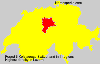 Surname Kelz in Switzerland Surname Kelz in Switzerland