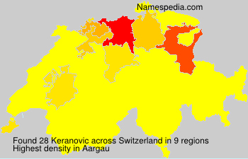Surname Keranovic in Switzerland Surname Keranovic in Switzerland