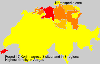Surname Kerimi in Switzerland Surname Kerimi in Switzerland