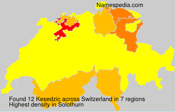 Surname Kesedzic in Switzerland Surname Kesedzic in Switzerland