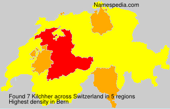 Surname Kilchher in Switzerland Surname Kilchher in Switzerland
