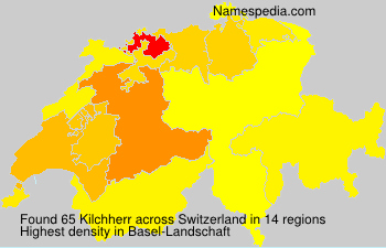 Surname Kilchherr in Switzerland Surname Kilchherr in Switzerland