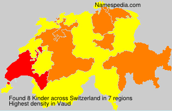 Surname Kinder in Switzerland Surname Kinder in Switzerland