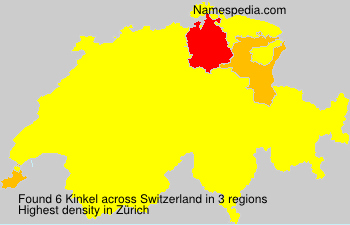 Surname Kinkel in Switzerland Surname Kinkel in Switzerland