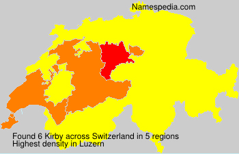 Surname Kirby in Switzerland Surname Kirby in Switzerland