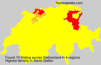 Surname Kisling in Switzerland Surname Kisling in Switzerland