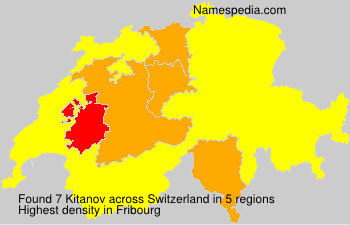 Surname Kitanov in Switzerland Surname Kitanov in Switzerland