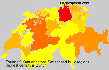Surname Knauer in Switzerland Surname Knauer in Switzerland