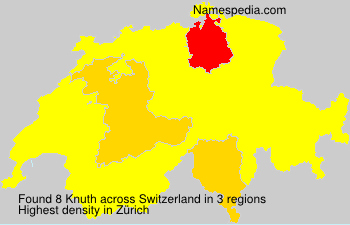 Surname Knuth in Switzerland Surname Knuth in Switzerland