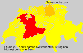 Surname Knutti in Switzerland Surname Knutti in Switzerland