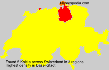 Surname Koitka in Switzerland Surname Koitka in Switzerland