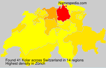Surname Kolar in Switzerland Surname Kolar in Switzerland