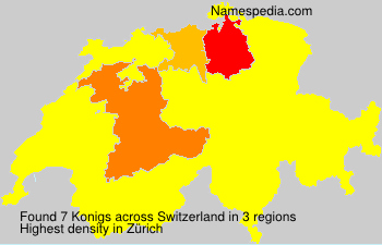 Surname Konigs in Switzerland Surname Konigs in Switzerland