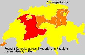 Surname Konopka in Switzerland Surname Konopka in Switzerland