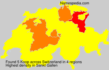 Surname Koop in Switzerland Surname Koop in Switzerland