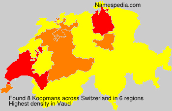 Surname Koopmans in Switzerland Surname Koopmans in Switzerland