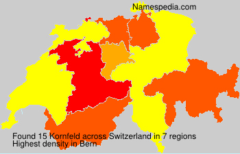 Surname Kornfeld in Switzerland Surname Kornfeld in Switzerland