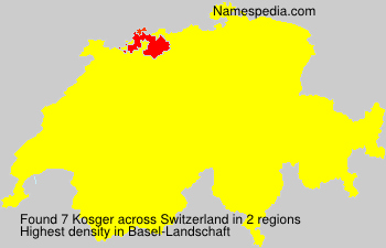 Surname Kosger in Switzerland Surname Kosger in Switzerland
