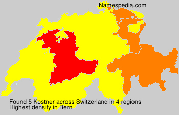 Surname Kostner in Switzerland Surname Kostner in Switzerland