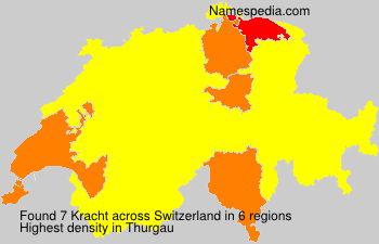 Surname Kracht in Switzerland Surname Kracht in Switzerland