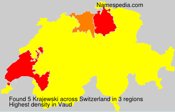 Surname Krajewski in Switzerland Surname Krajewski in Switzerland