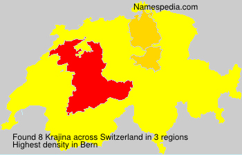Surname Krajina in Switzerland Surname Krajina in Switzerland