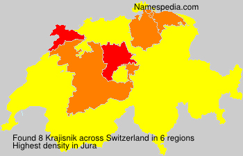 Surname Krajisnik in Switzerland Surname Krajisnik in Switzerland