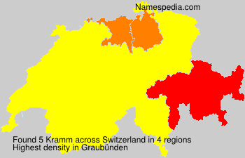 Surname Kramm in Switzerland Surname Kramm in Switzerland