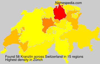 Surname Kranzlin in Switzerland Surname Kranzlin in Switzerland