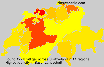 Surname Krattiger in Switzerland Surname Krattiger in Switzerland