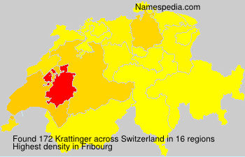 Surname Krattinger in Switzerland Surname Krattinger in Switzerland