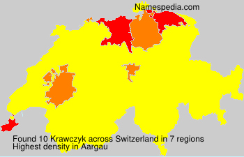Surname Krawczyk in Switzerland Surname Krawczyk in Switzerland