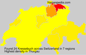 Surname Kressebuch in Switzerland Surname Kressebuch in Switzerland