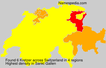 Surname Kretzer in Switzerland Surname Kretzer in Switzerland