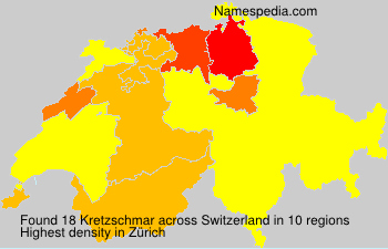 Surname Kretzschmar in Switzerland Surname Kretzschmar in Switzerland